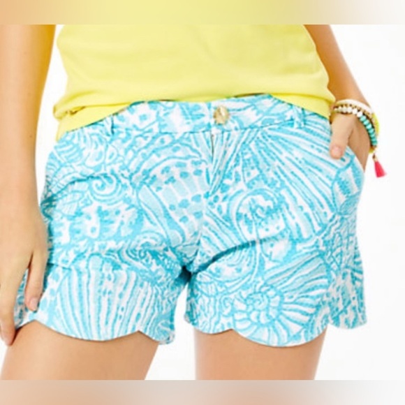 Lilly Pulitzer Palmita Stretch Short size 2 - Picture 5 of 5